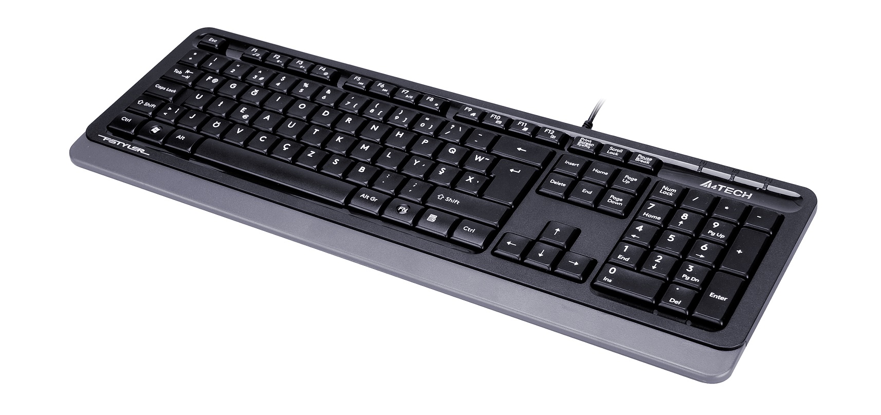 A4 Tech Fk10 F Usb Fsytyler Gri Tr Fn-Multimedya Klavye A4 Tech Fk10 F Usb Fsytyler Gri Tr Fn-Multimedya Klavye