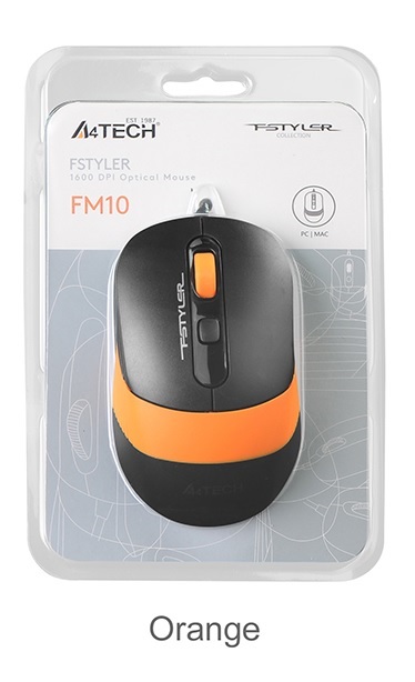 A4 Tech Fm10 Usb Fstyler Turuncu Optik 1600 Dpı Mouse A4 Tech Fm10 Usb Fstyler Turuncu Optik 1600 Dpı Mouse