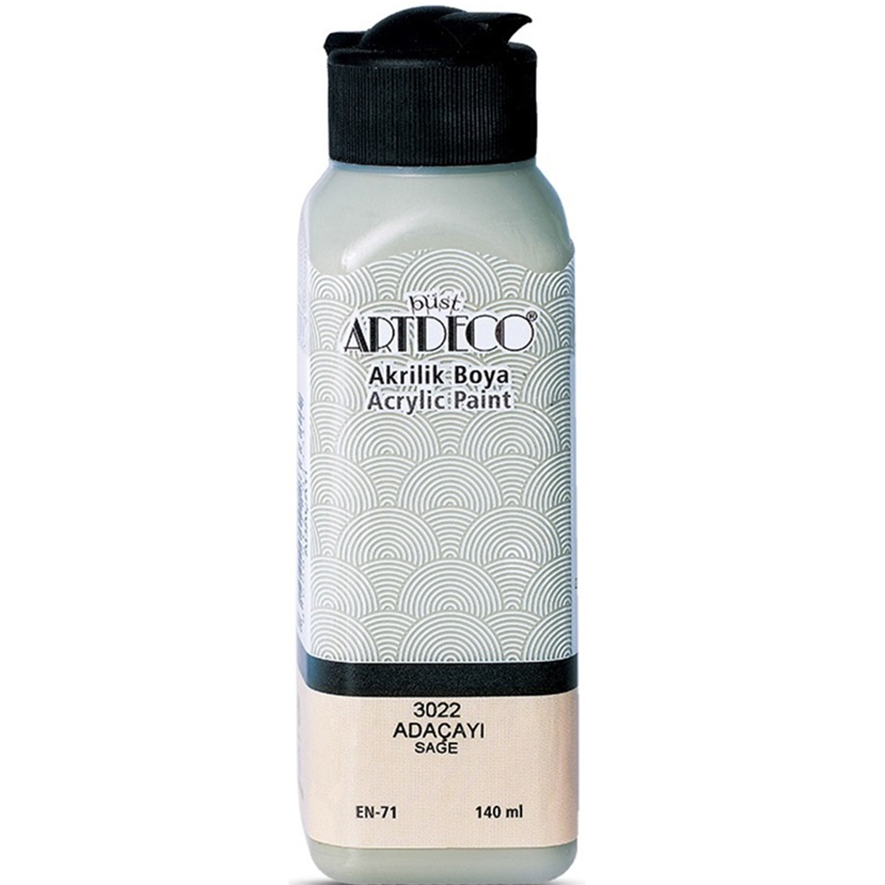 Artdeco Akrilik Boya 140 ML Adaçayı 070R-3022 Artdeco Akrilik Boya 140 ML Adaçayı 070R-3022