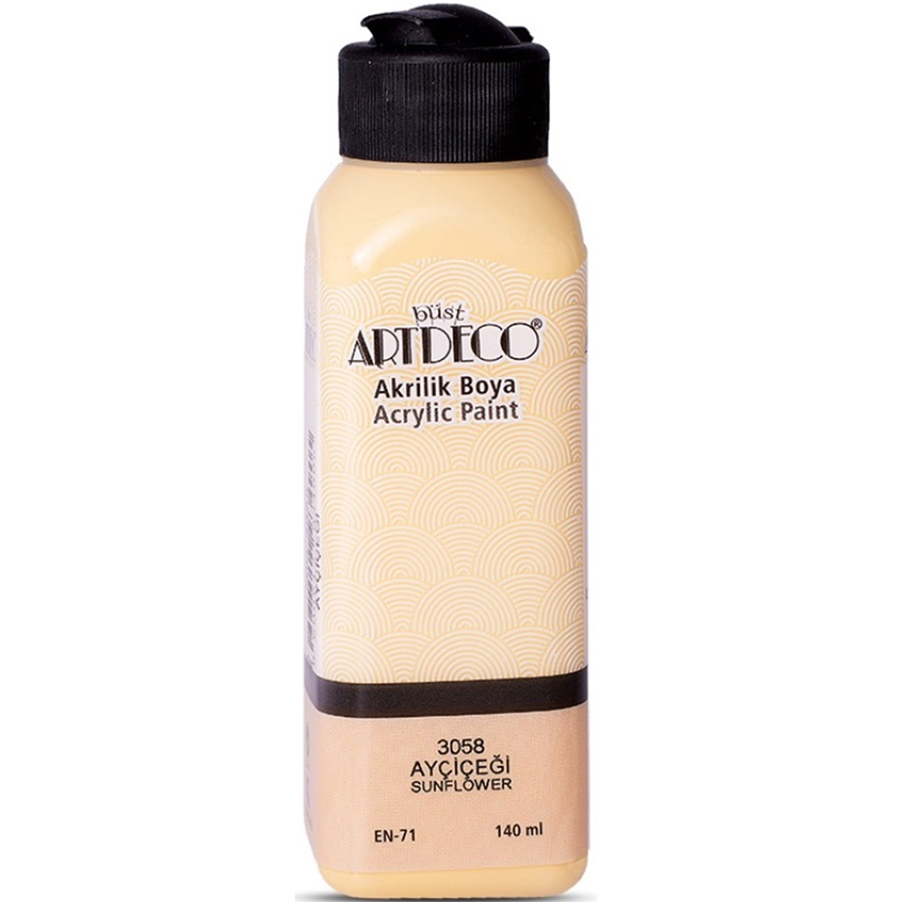 Artdeco Akrilik Boya 140 ML Ayçiçeği 070R-3058 Artdeco Akrilik Boya 140 ML Ayçiçeği 070R-3058