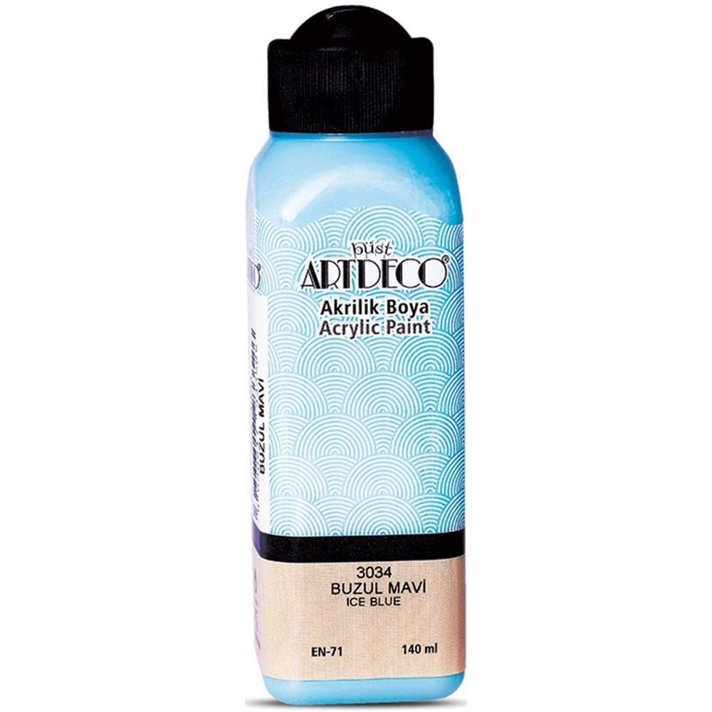 Artdeco Akrilik Boya 140 ML Buzul Mavi 070R-3034 Artdeco Akrilik Boya 140 ML Buzul Mavi 070R-3034