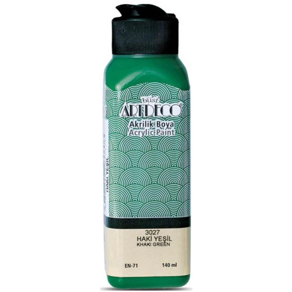 Artdeco Akrilik Boya 140 ML Haki Yeşil 070R-3027 Artdeco Akrilik Boya 140 ML Haki Yeşil 070R-3027