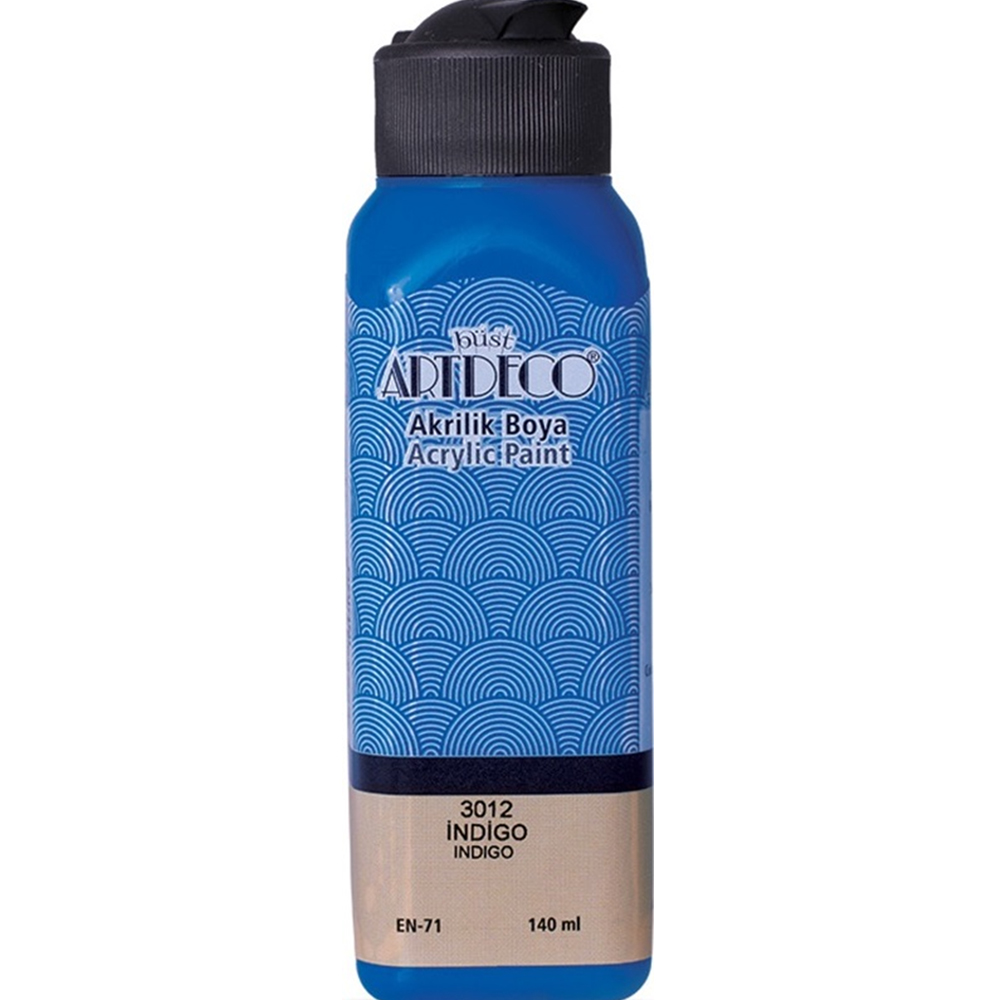 Artdeco Akrilik Boya 140 ML İndigo 070R-3012 Artdeco Akrilik Boya 140 ML İndigo 070R-3012
