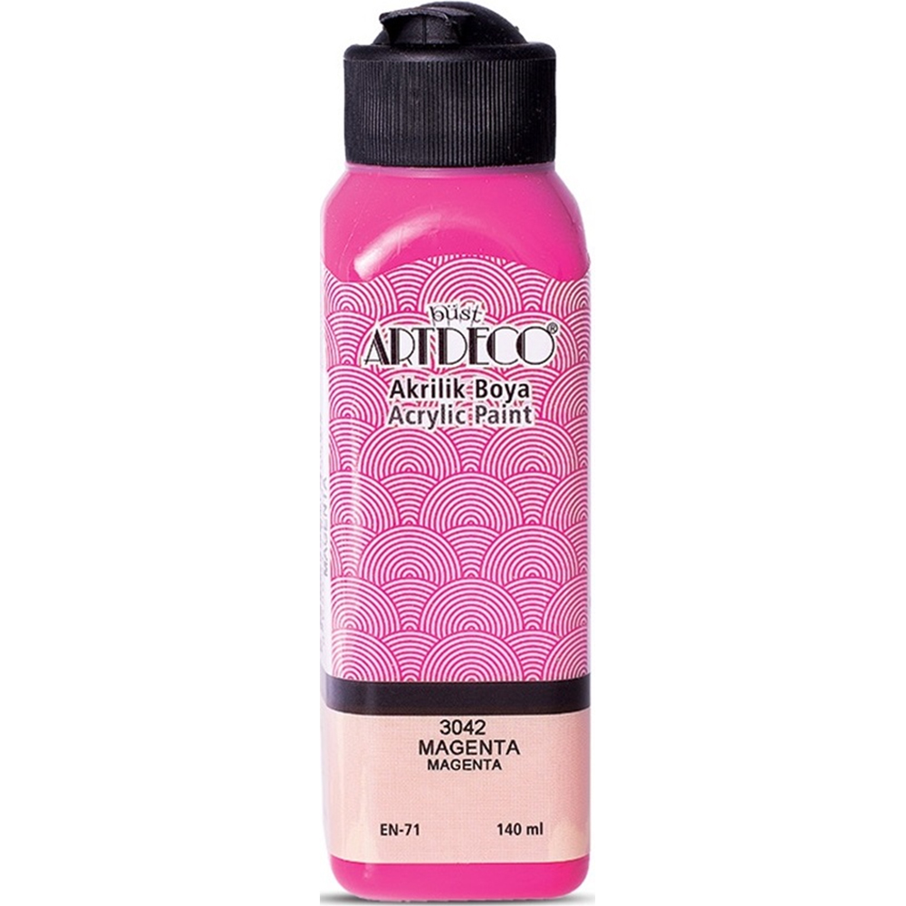 Artdeco Akrilik Boya 140 ML Magenta 070R-3042 Artdeco Akrilik Boya 140 ML Magenta 070R-3042