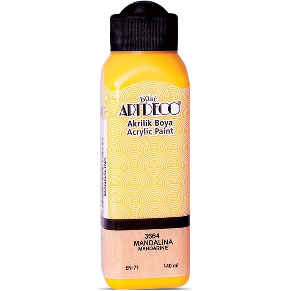 Artdeco Akrilik Boya 140 ML Mandalina Y-070R-3664 Artdeco Akrilik Boya 140 ML Mandalina Y-070R-3664