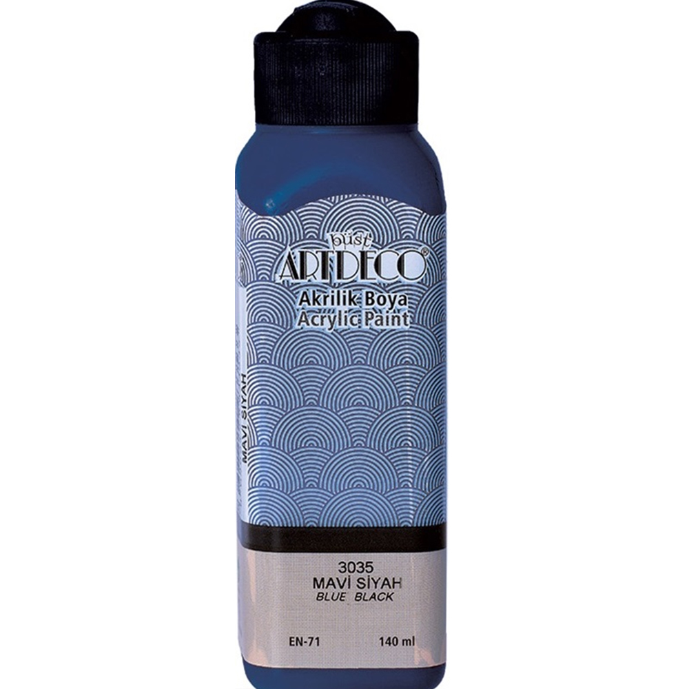 Artdeco Akrilik Boya 140 ML Mavi Siyah 070R-3035 Artdeco Akrilik Boya 140 ML Mavi Siyah 070R-3035