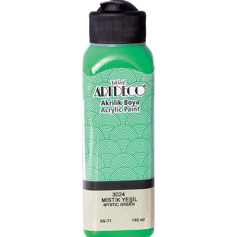 Artdeco Akrilik Boya 140 ML Mistik Yeşil 070R-3024 Artdeco Akrilik Boya 140 ML Mistik Yeşil 070R-3024