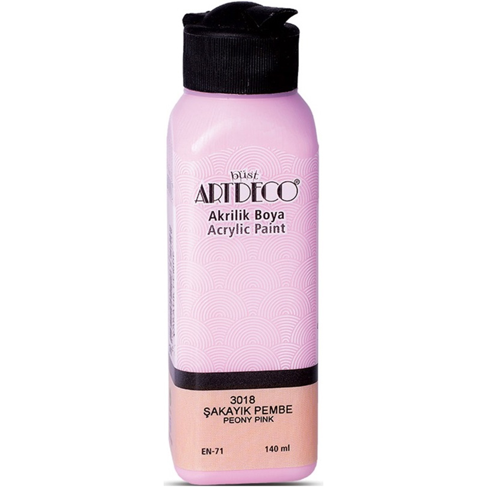 Artdeco Akrilik Boya 140 ML Şakayık Pembe 070R-3018 Artdeco Akrilik Boya 140 ML Şakayık Pembe 070R-3018