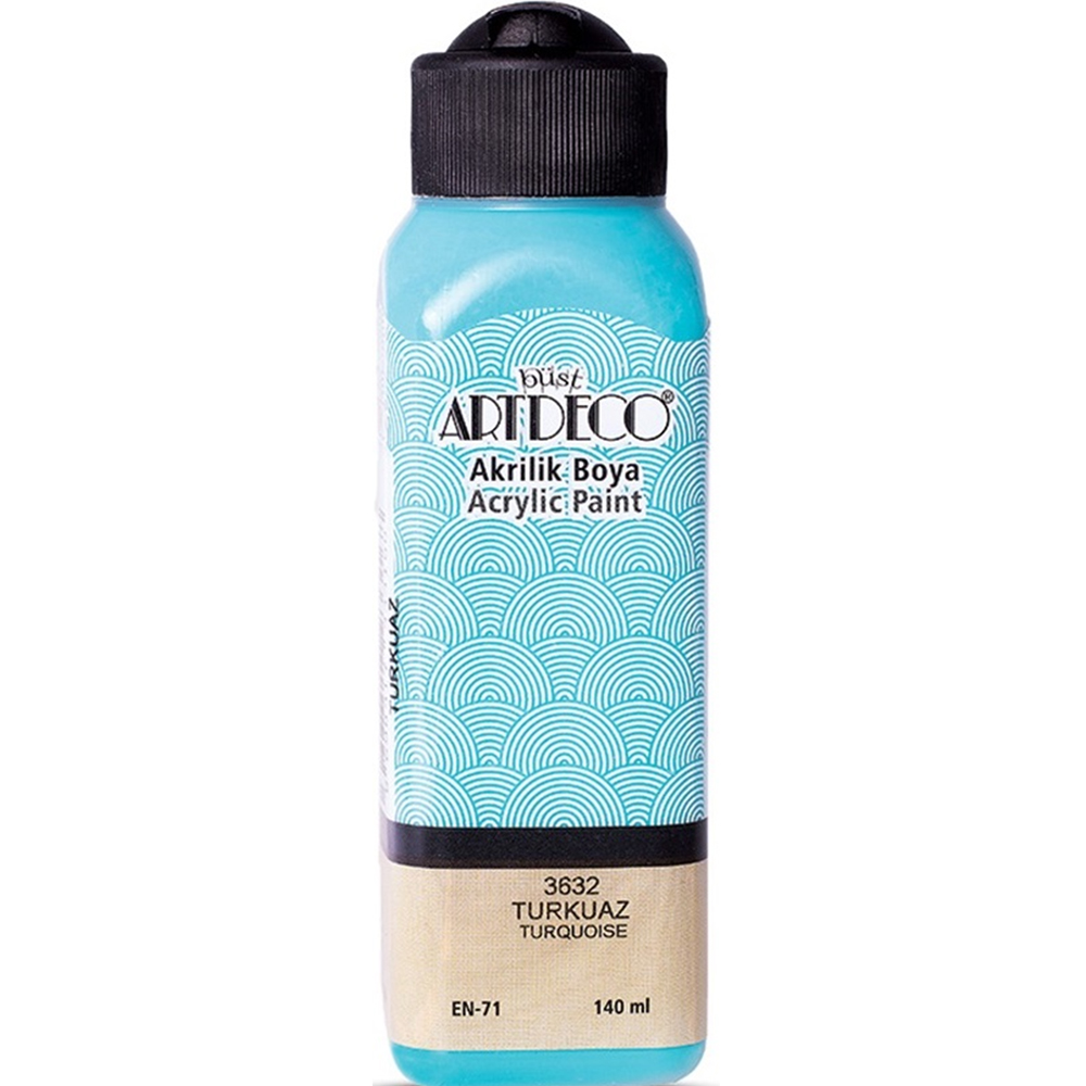 Artdeco Akrilik Boya 140 ML Turkuaz 070R-3632 Artdeco Akrilik Boya 140 ML Turkuaz 070R-3632