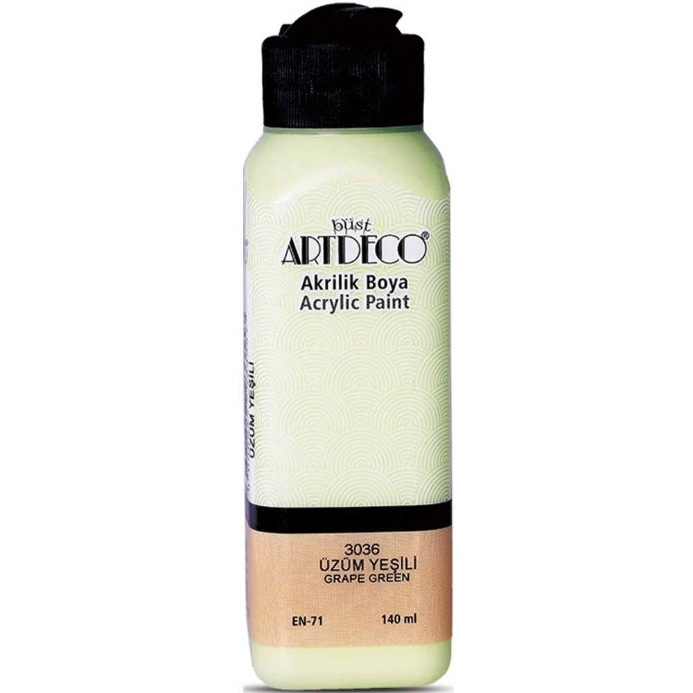 Artdeco Akrilik Boya 140 ML Üzüm Yeşili 070R-3036 Artdeco Akrilik Boya 140 ML Üzüm Yeşili 070R-3036