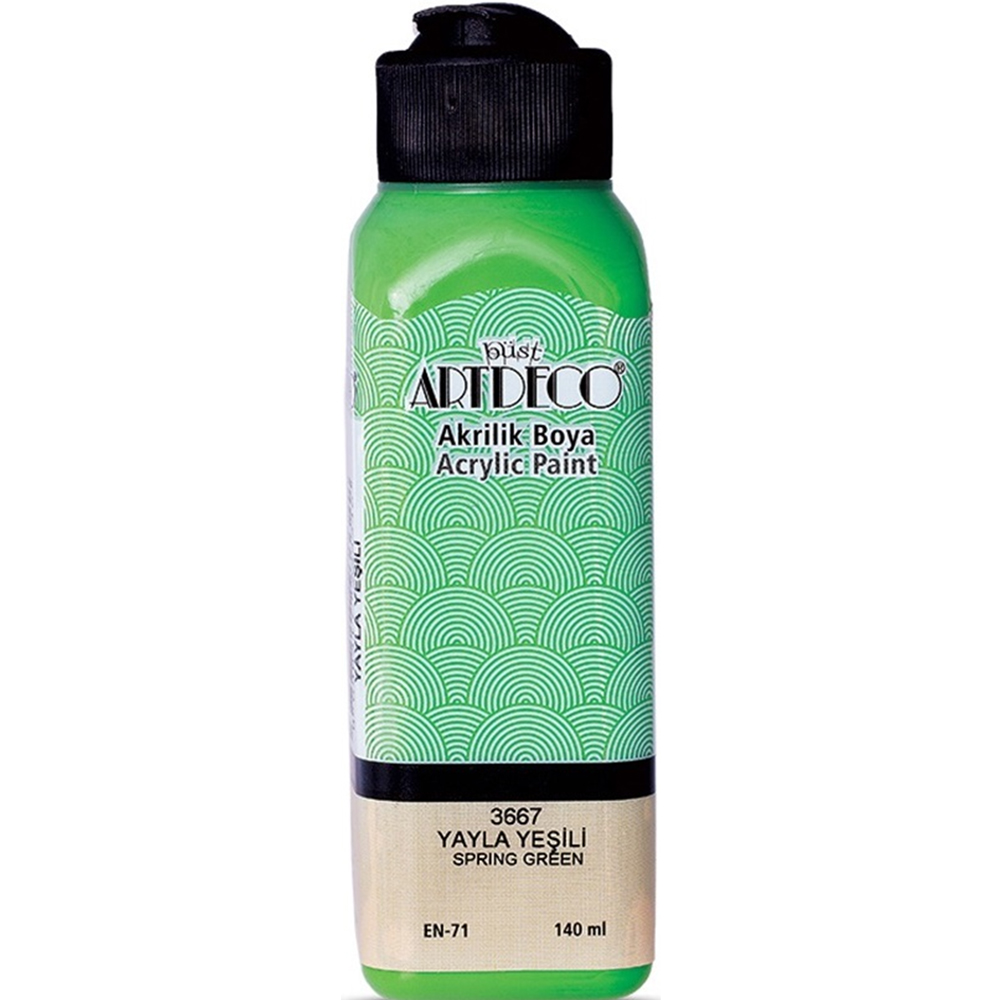 Artdeco Akrilik Boya 140 ML Yayla Yeşili 070R-3667 Artdeco Akrilik Boya 140 ML Yayla Yeşili 070R-3667