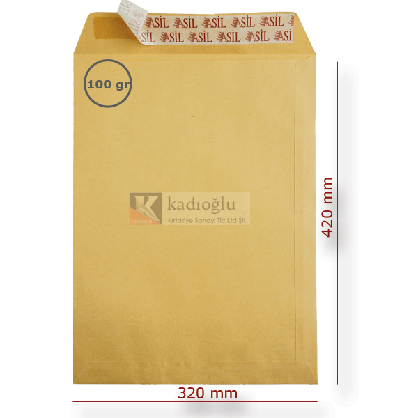 Asil Doğan Torba Zarf Formula Silikonlu 32x42 100 GR Asil Doğan Torba Zarf Formula Silikonlu 32x42 100 GR