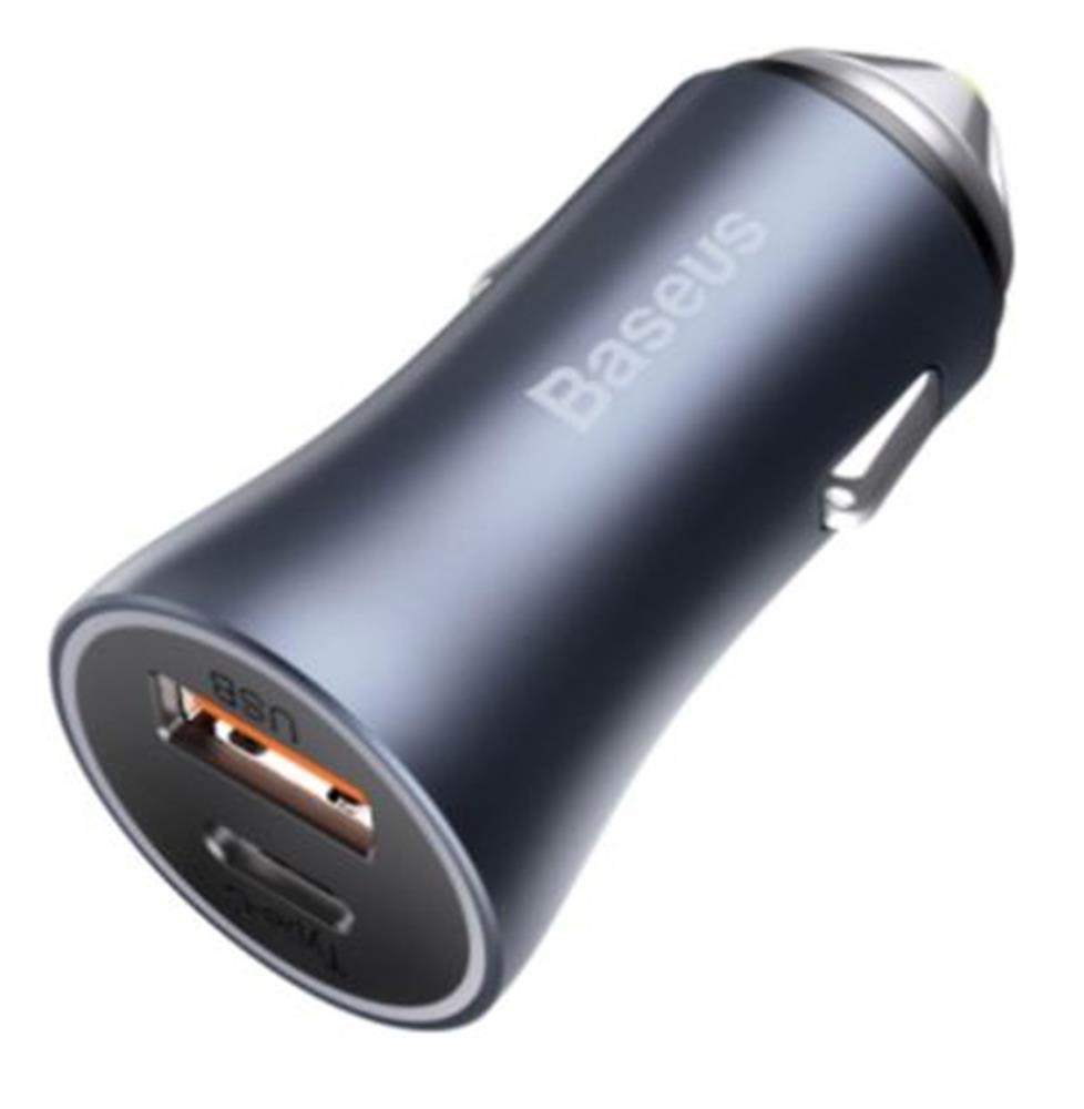 Baseus Golden Pro 40W Araç Şarj Aleti C to A Gri (CCJD-0G) Baseus Golden Pro 40W Araç Şarj Aleti C to A Gri (CCJD-0G)
