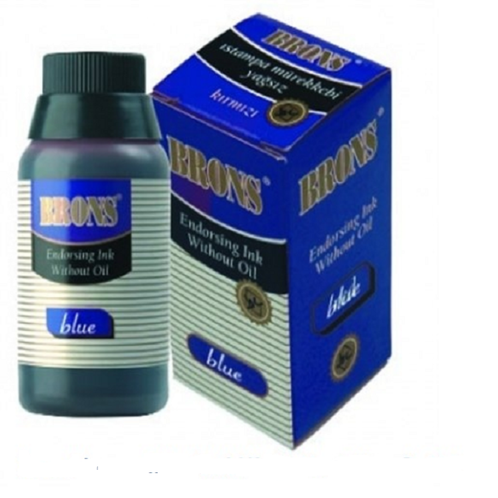 Brons Istampa Mürekkebi Yağlı 30 CC Mavi BR-315 Brons Istampa Mürekkebi Yağlı 30 CC Mavi BR-315