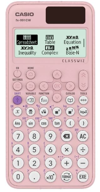 Casio FX-991CW-W-DT ClassWiz Pembe Bilimsel Fonksiyonlu Hesap Makinesi Casio FX-991CW-W-DT ClassWiz Pembe Bilimsel Fonksiyonlu Hesap Makinesi