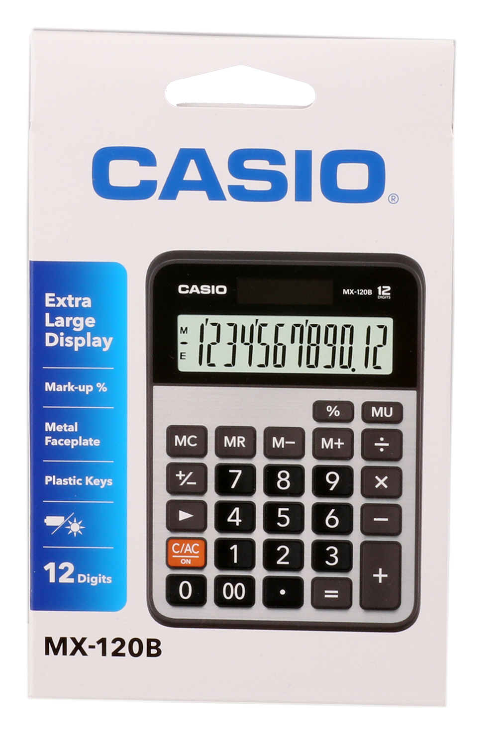 Casio MX-120B 12 Hane Masa Üstü Hesap Makinesi Casio MX-120B 12 Hane Masa Üstü Hesap Makinesi