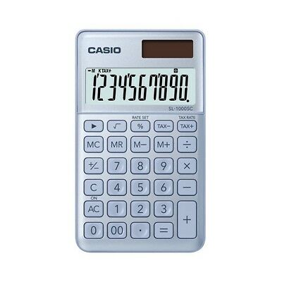 Casio SL-1000SC-BU Cep Tipi 10 Hane Mavi Hesap Makinesi Casio SL-1000SC-BU Cep Tipi 10 Hane Mavi Hesap Makinesi