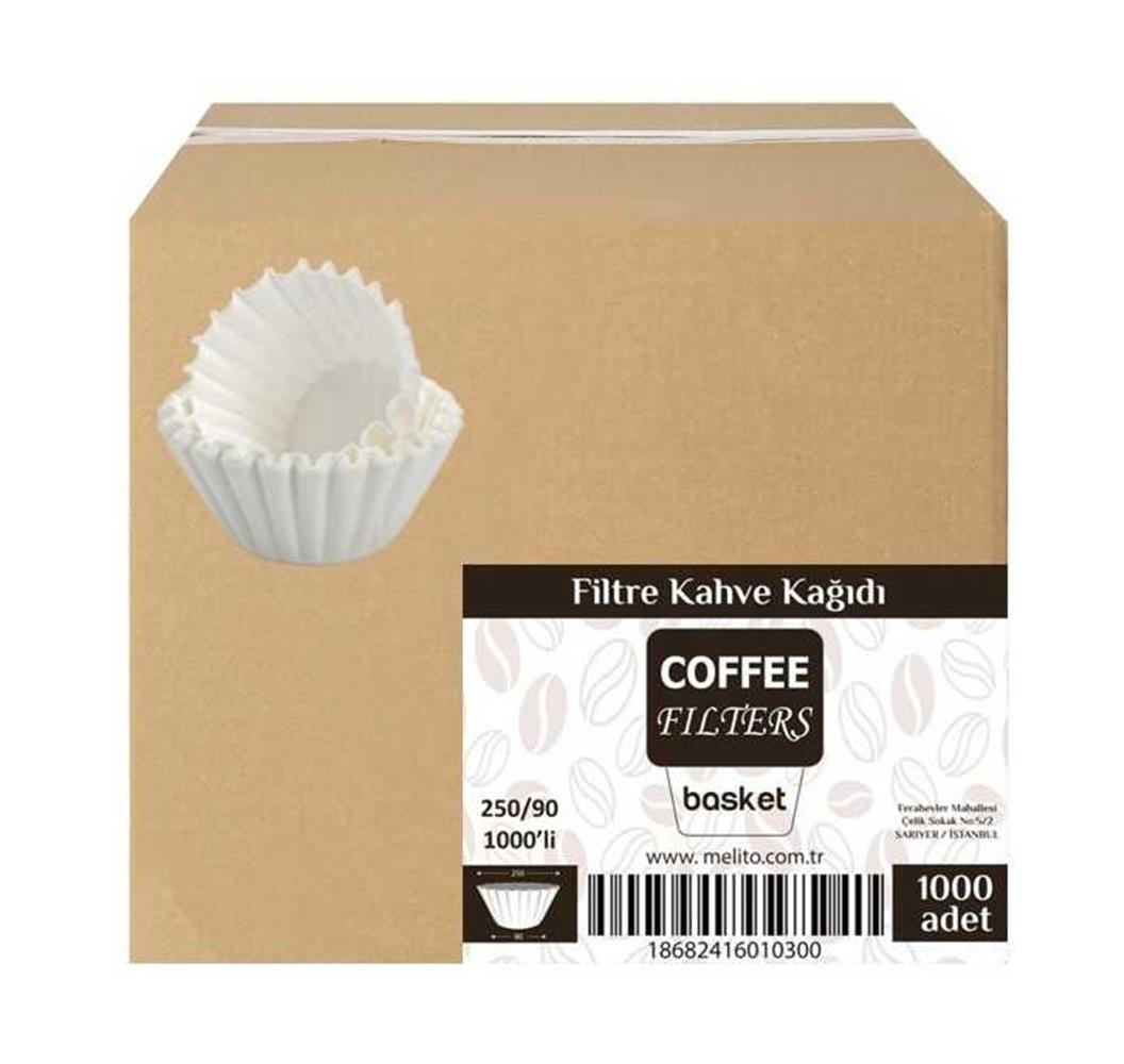 Coffee Basket Kahve Filtresi 250 x 90 1000li Coffee Basket Kahve Filtresi 250 x 90 1000li