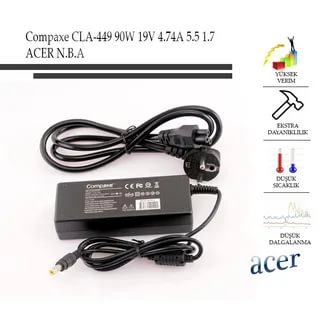 Compaxe Clc-902 19.5v 10a 7.4-5.0 Pinsiz Casper Notebook Adaptörü Compaxe Clc-902 19.5v 10a 7.4-5.0 Pinsiz Casper Notebook Adaptörü