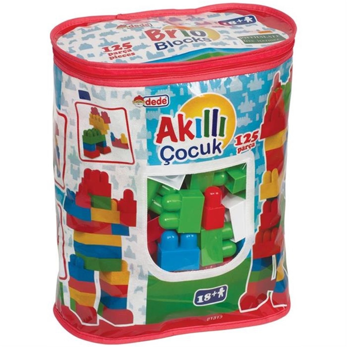 Dede Oyuncak Akıllı Çocuk Bloklar 125 Parça 01313 Dede Oyuncak Akıllı Çocuk Bloklar 125 Parça 01313