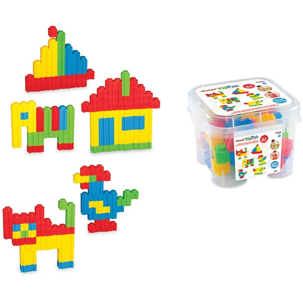 Dede Oyuncak Maxi Tik-Tak Küçük Boy Box 62 Parça Dede Oyuncak Maxi Tik-Tak Küçük Boy Box 62 Parça