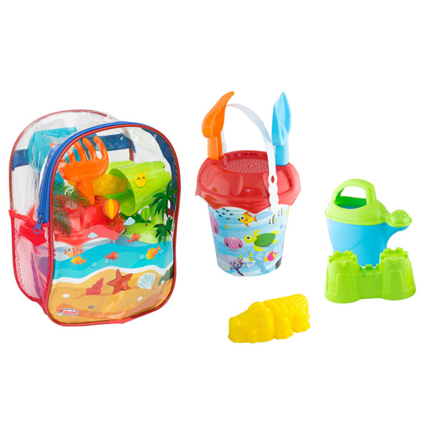 Dede Oyuncak Resimli Sırt Çantalı Plaj Set 03499 Dede Oyuncak Resimli Sırt Çantalı Plaj Set 03499