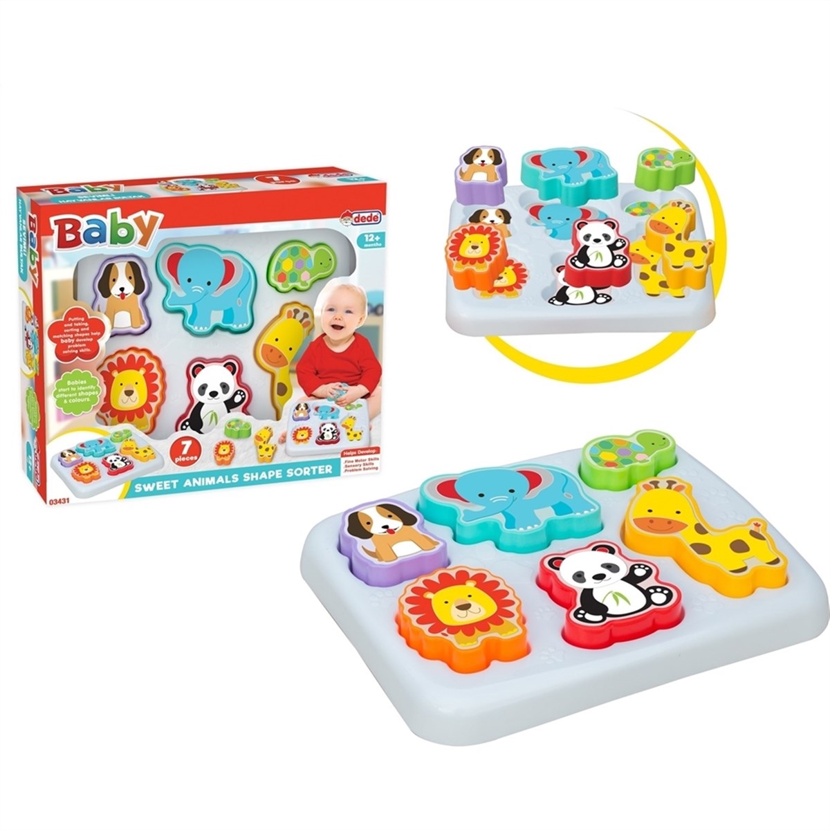 Dede Oyuncak Sevimli Hayvanlar Bul-Tak 03431 Dede Oyuncak Sevimli Hayvanlar Bul-Tak 03431