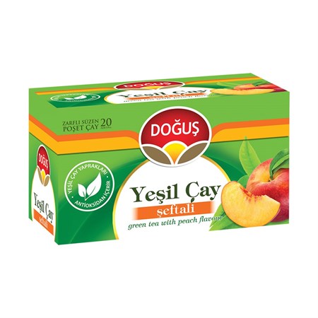 Doğuş Şeftali Aromalı Poşet Çay 20x1.75 GR Doğuş Şeftali Aromalı Poşet Çay 20x1.75 GR