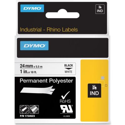 Dymo 18054 RhinoPRO Isıyla Küçülen Şerit 9mmx1,5m Sarı-Siyah Dymo 18054 RhinoPRO Isıyla Küçülen Şerit 9mmx1,5m Sarı-Siyah