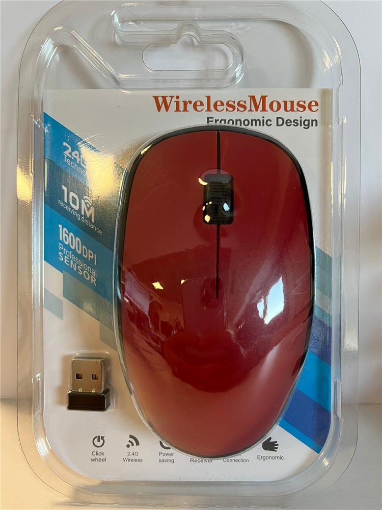 Elba G-212 Kırmızı 2.4Ghz Kablosuz Mouse Elba G-212 Kırmızı 2.4Ghz Kablosuz Mouse