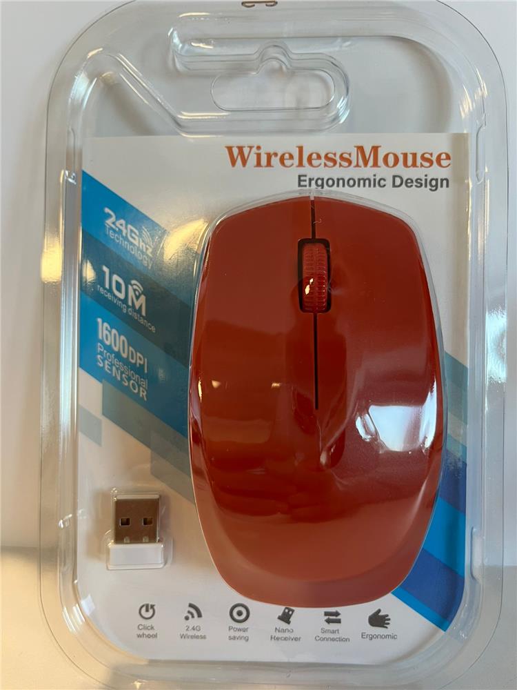 Elba G-229 Kırmızı 2.4Ghz Kablosuz Mouse Elba G-229 Kırmızı 2.4Ghz Kablosuz Mouse