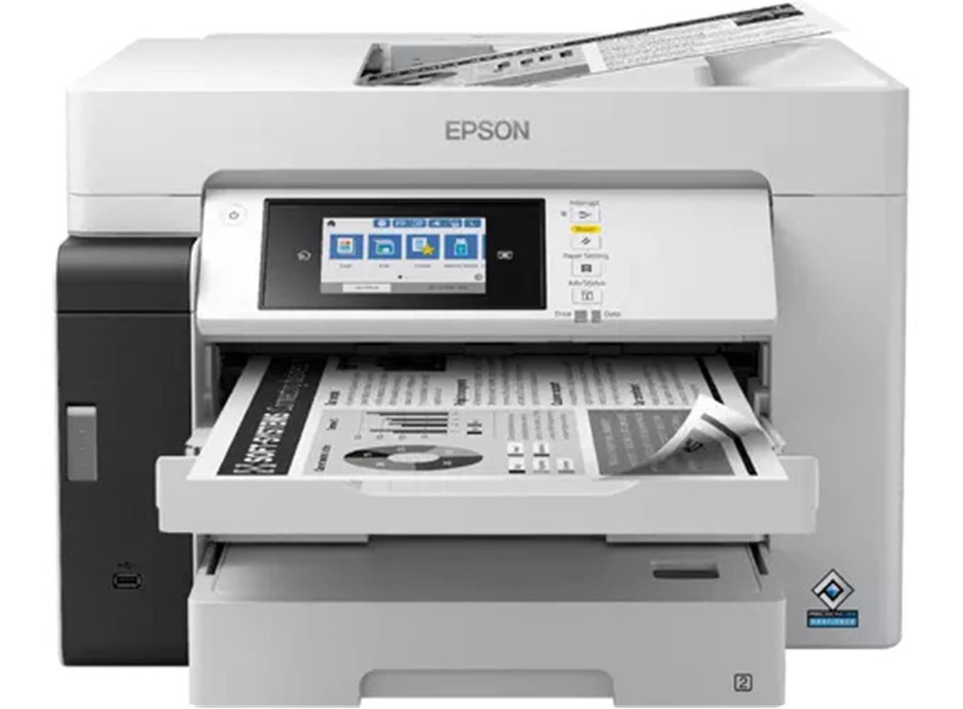 Epson EcoTank M15180 Wi-Fi + Fotokopi + Tarayıcı A3-A4 Siyah Beyaz Mürekkep Tanklı Yazıcı Epson EcoTank M15180 Wi-Fi + Fotokopi + Tarayıcı A3-A4 Siyah Beyaz Mürekkep Tanklı Yazıcı