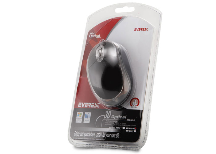Everest KM-6809 Usb Siyah Işıklı Optik Mouse Everest KM-6809 Usb Siyah Işıklı Optik Mouse