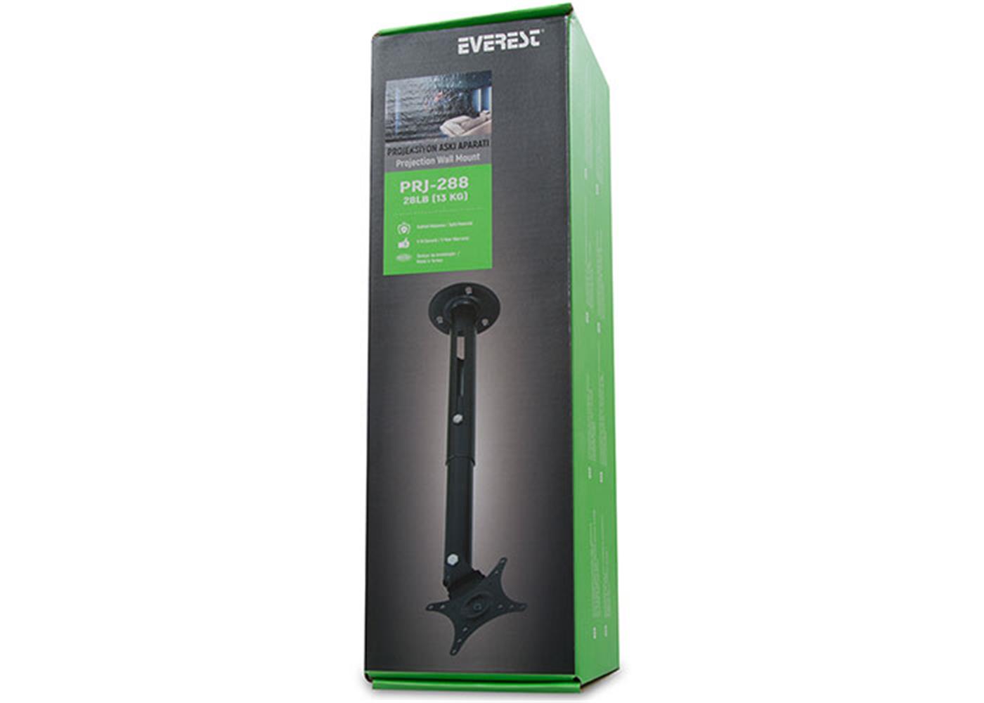 Everest PRJ-288 30-60cm Teleskopik Projeksiyon Askı Aparatı Everest PRJ-288 30-60cm Teleskopik Projeksiyon Askı Aparatı