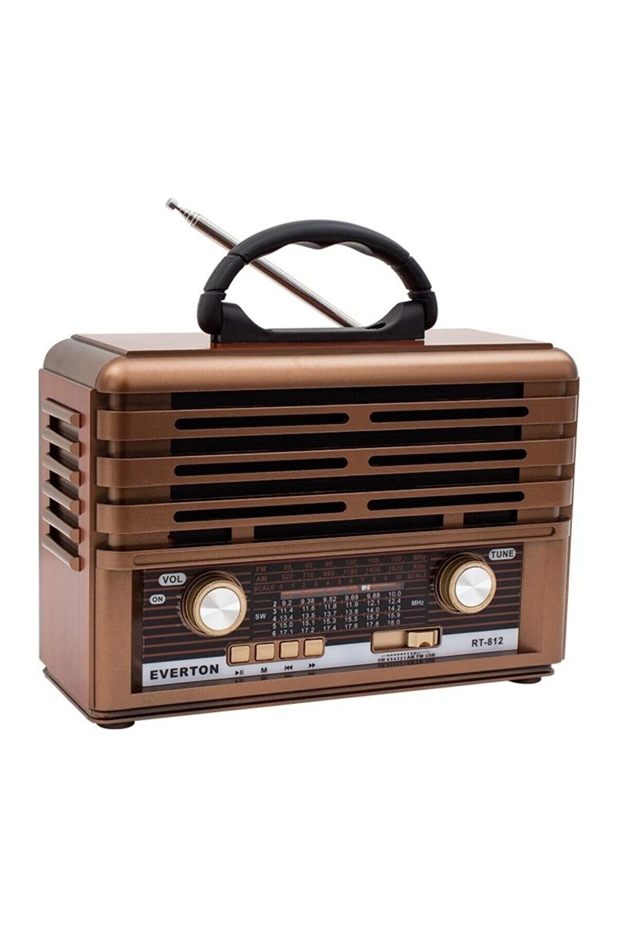 Everton RT-812 Bluetooth-USB-SD-FM Nostaljik Radyo Everton RT-812 Bluetooth-USB-SD-FM Nostaljik Radyo