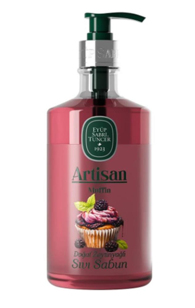 Eyüp Sabri Tuncer Artisan Muffin 600ml Doğal Zeytinyağlı Sıvı Sabun Eyüp Sabri Tuncer Artisan Muffin 600ml Doğal Zeytinyağlı Sıvı Sabun