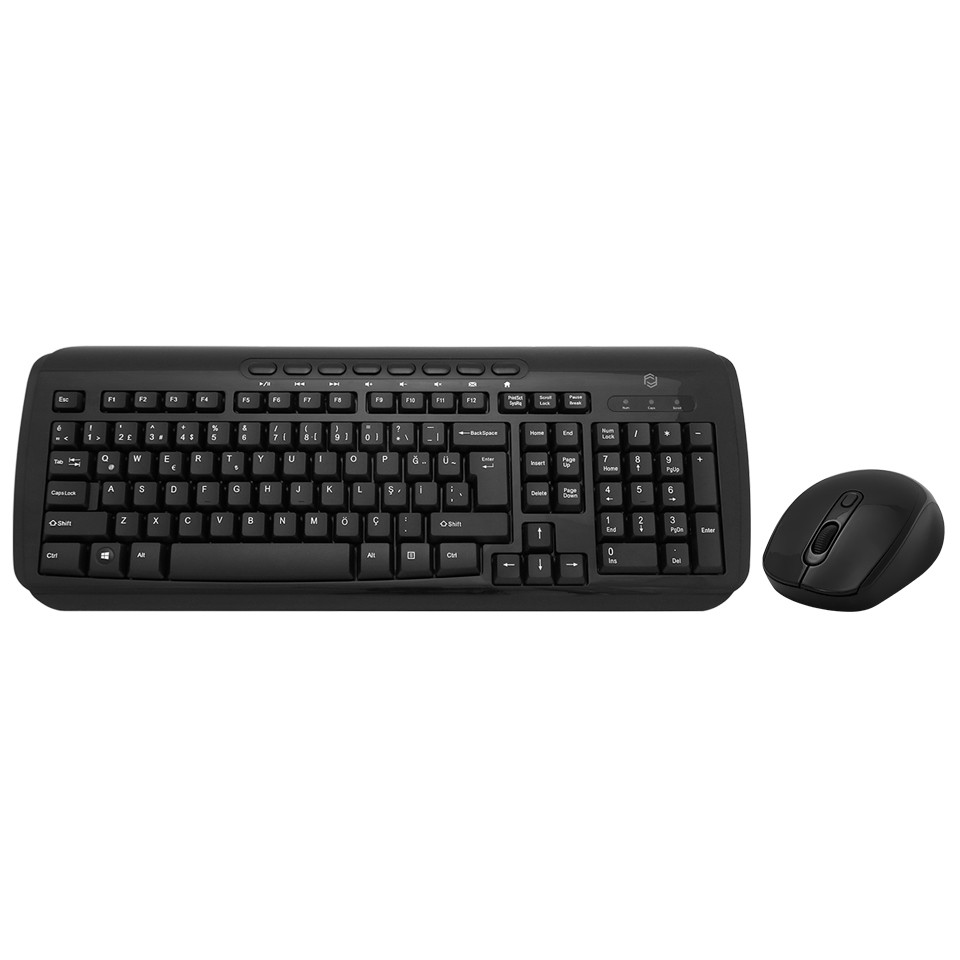 Frisby FK-4855WQ Kablosuz Q-Türkçe Multimedya Klavye & Mouse Frisby FK-4855WQ Kablosuz Q-Türkçe Multimedya Klavye & Mouse