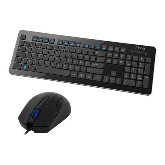 Frisby FK-W156QU USB Q TR Kablosuz Siyah Klavye Mouse Set Frisby FK-W156QU USB Q TR Kablosuz Siyah Klavye Mouse Set