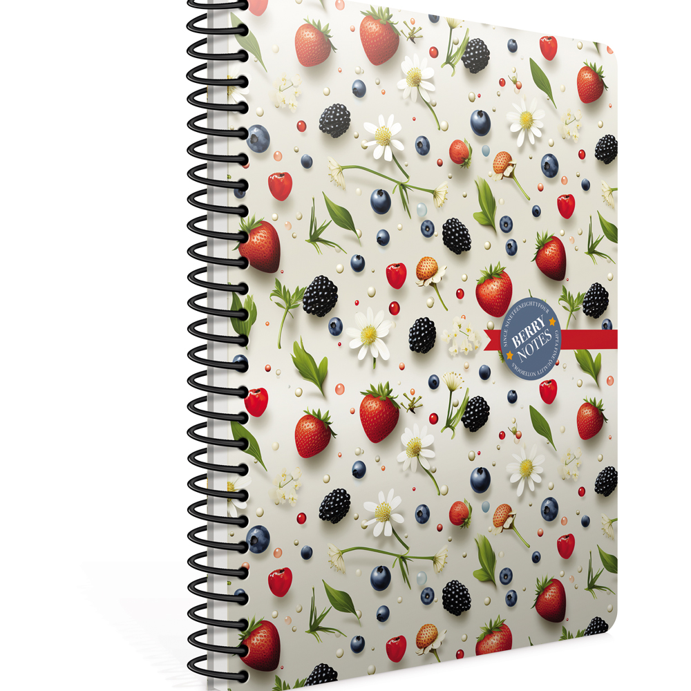 Gıpta Berry Notes spiralli sert Kapak Defter 17x24 120 Çizg. Gıpta Berry Notes spiralli sert Kapak Defter 17x24 120 Çizg.