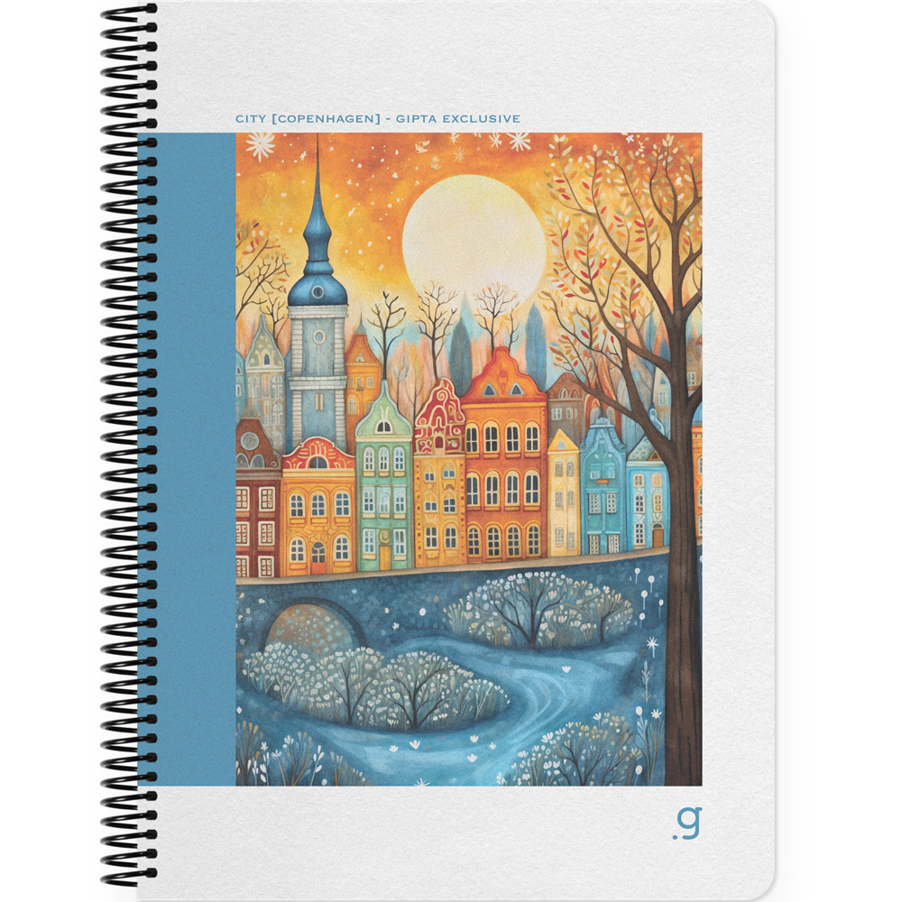 Gıpta Cıty Spiralli Sert Kapak Defter 17x24 80 Yp.Kareli Gıpta Cıty Spiralli Sert Kapak Defter 17x24 80 Yp.Kareli