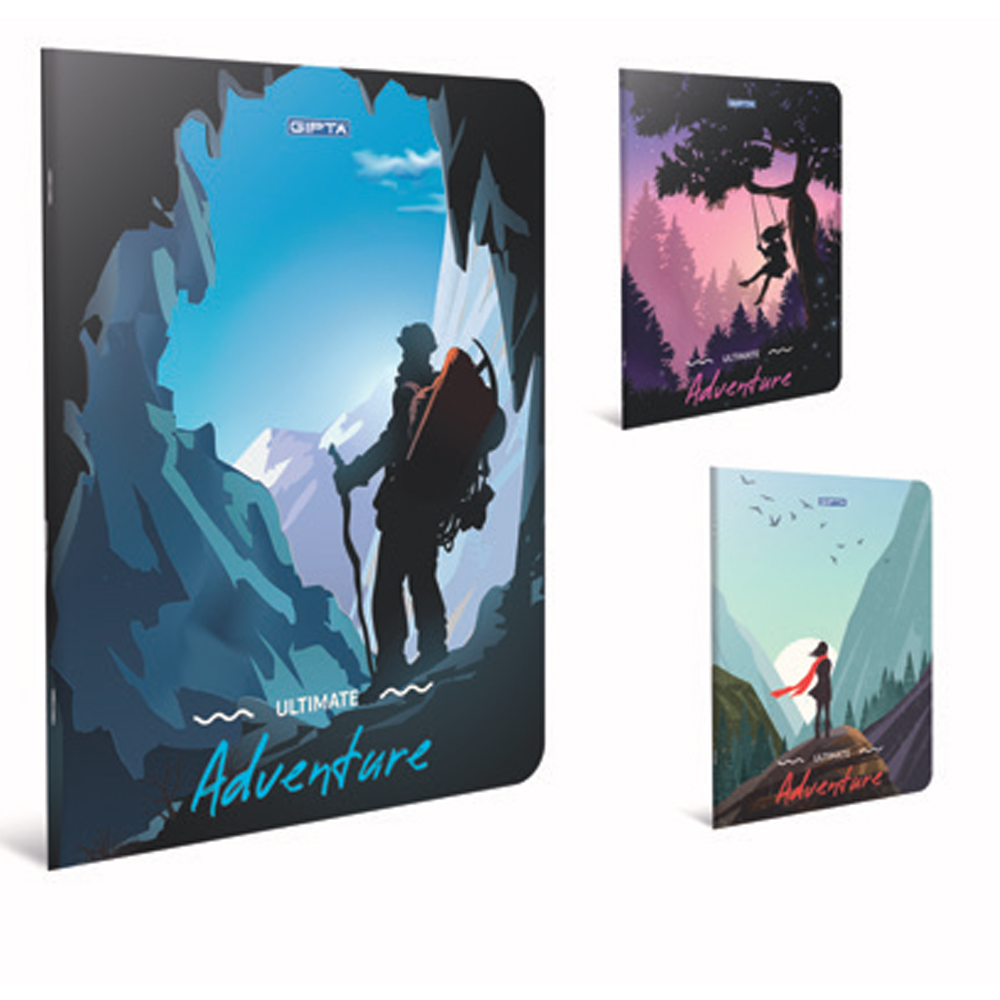Gıpta Dikişli Karton Kapak Defter Adventure A6 80 Yp Kare.Stn Gıpta Dikişli Karton Kapak Defter Adventure A6 80 Yp Kare.Stn