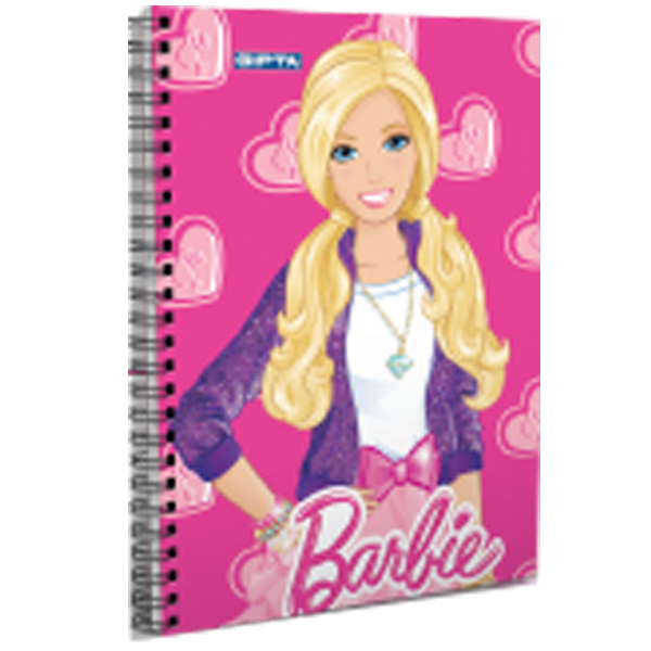 Gıpta Not Defteri Spiralli Karton Kapak ( 36 Lı Stand ) A6 Barbie 5516 Gıpta Not Defteri Spiralli Karton Kapak ( 36 Lı Stand ) A6 Barbie 5516