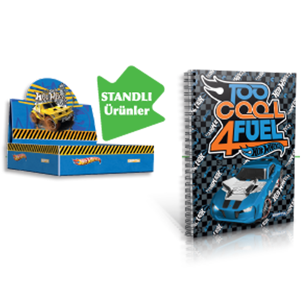 Gıpta Not Defteri Spiralli Karton Kapak ( 36 Lı Stand ) A6 Hot Wheels 5395 Gıpta Not Defteri Spiralli Karton Kapak ( 36 Lı Stand ) A6 Hot Wheels 5395