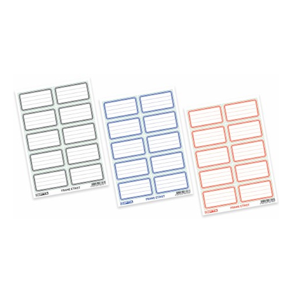 Gıpta Okul Etiketi Frame Siyah 3 YP Gıpta Okul Etiketi Frame Siyah 3 YP