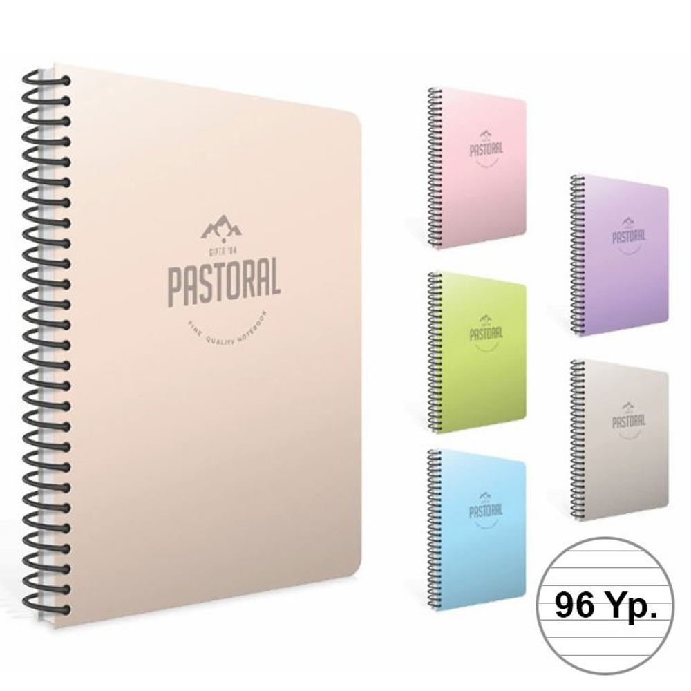 Gıpta Spiralli Plastik Kapak Defter Pastoral 17x24 96 YP Çiz. Gıpta Spiralli Plastik Kapak Defter Pastoral 17x24 96 YP Çiz.