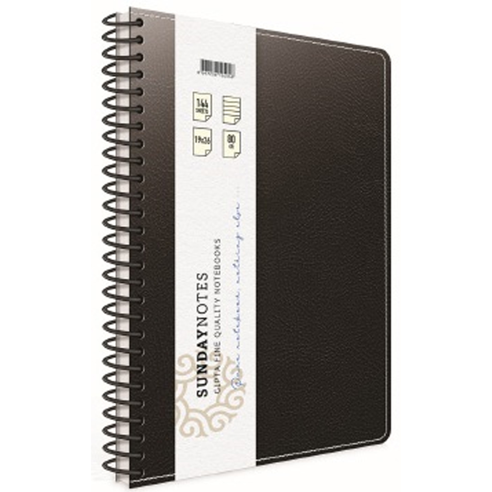 Gıpta Sunday Notes Spiralli Deri Kapak Defter A4 140 Yp.Kareli Gıpta Sunday Notes Spiralli Deri Kapak Defter A4 140 Yp.Kareli