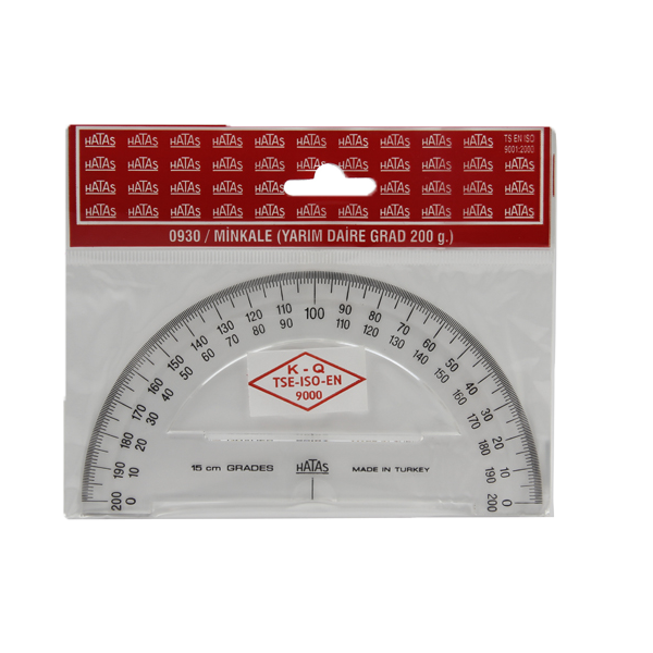Hatas Minkale Plastik 200 Derece 15 CM 0930 Hatas Minkale Plastik 200 Derece 15 CM 0930