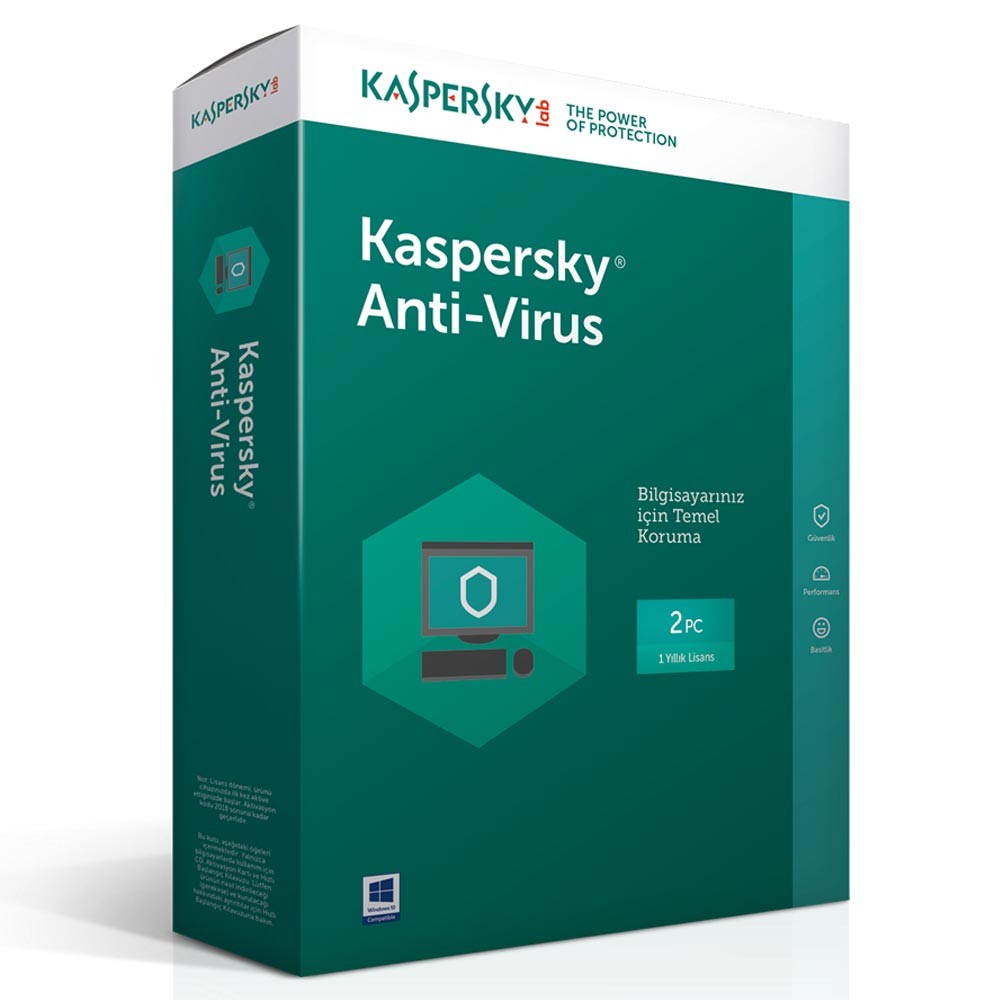 Kaspersky Antıvırus Türkçe 5 Kullanıcı 1 Yıl Box Kaspersky Antıvırus Türkçe 5 Kullanıcı 1 Yıl Box