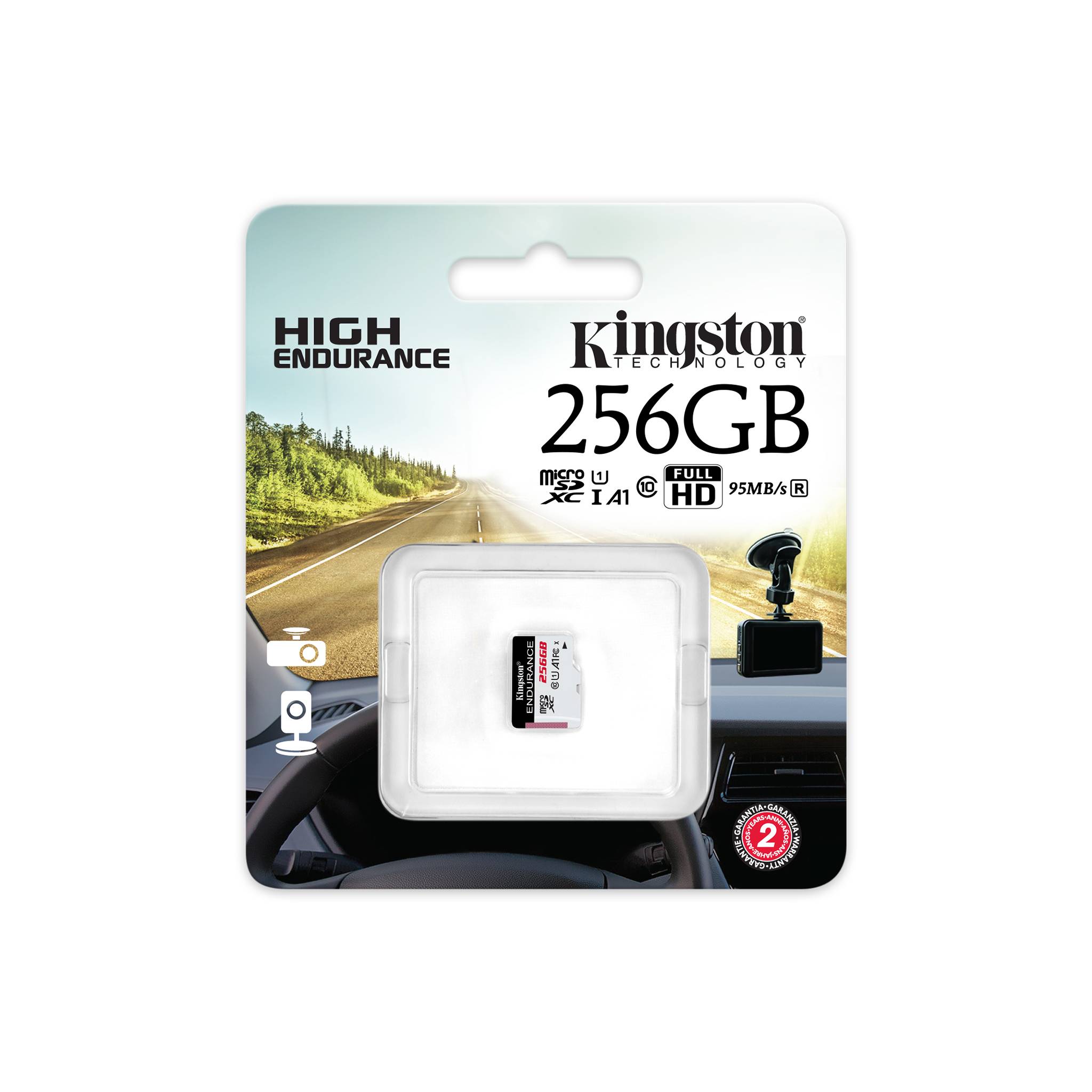 Kingston SDCE-256GB 256GB microSDXC Endurance 95R-45W C10 A1 UHS-I Card Only Hafıza Kartı Kingston SDCE-256GB 256GB microSDXC Endurance 95R-45W C10 A1 UHS-I Card Only Hafıza Kartı