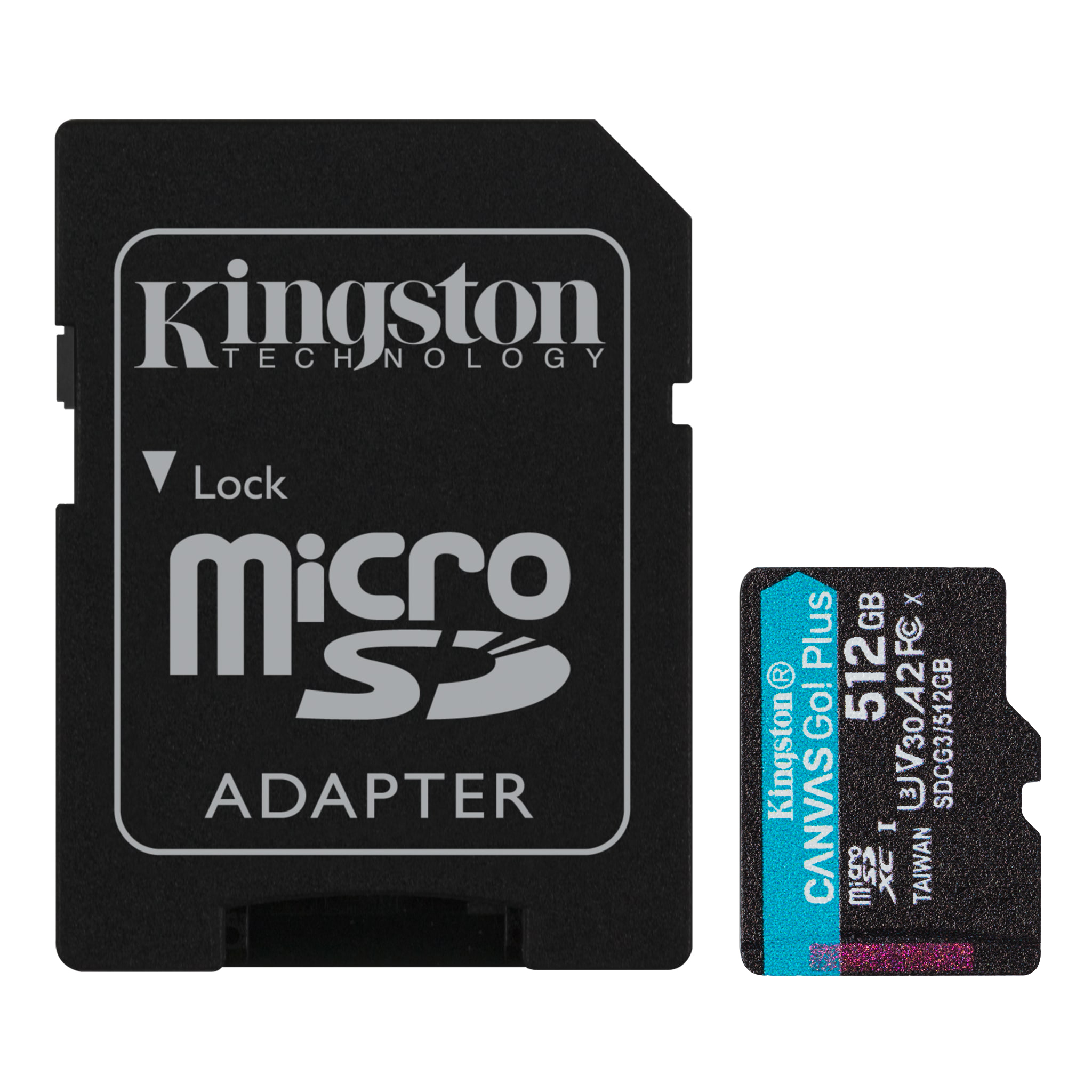 Kingston SDCG3-512GB 512GB microSDXC Canvas Go Plus 170R A2 U3 V30 Card + ADP Hafıza Kartı Kingston SDCG3-512GB 512GB microSDXC Canvas Go Plus 170R A2 U3 V30 Card + ADP Hafıza Kartı